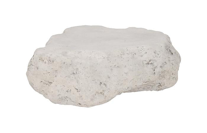 Cast Boulder Coffee Table Small , Roman Stone