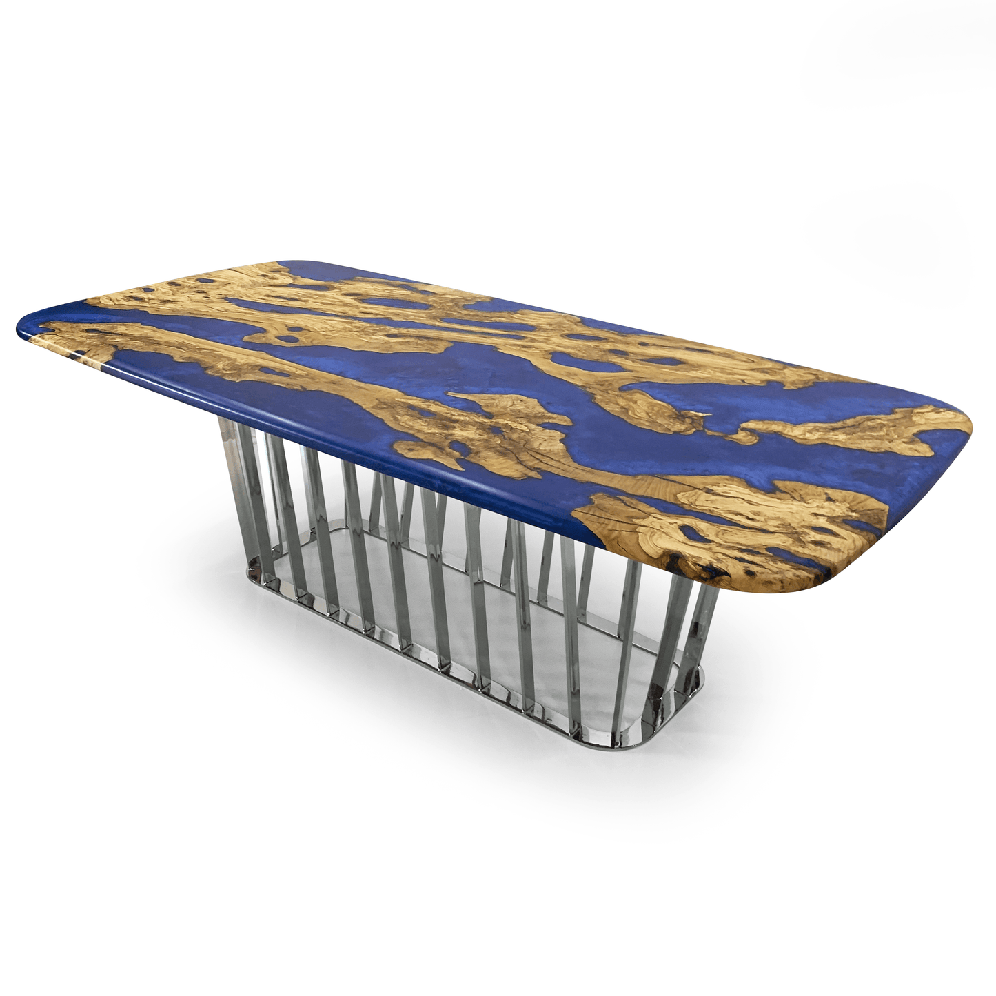 Giona Pearl Blue Olive Dining Table