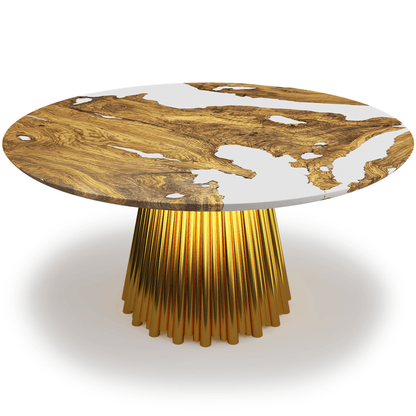 Grazia Olive Round Dining Table
