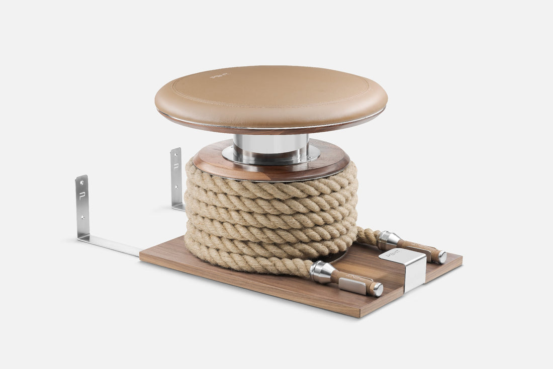 LINA-SET™ PREMIUM GYM BATTLE ROPE (WITH A STAND)