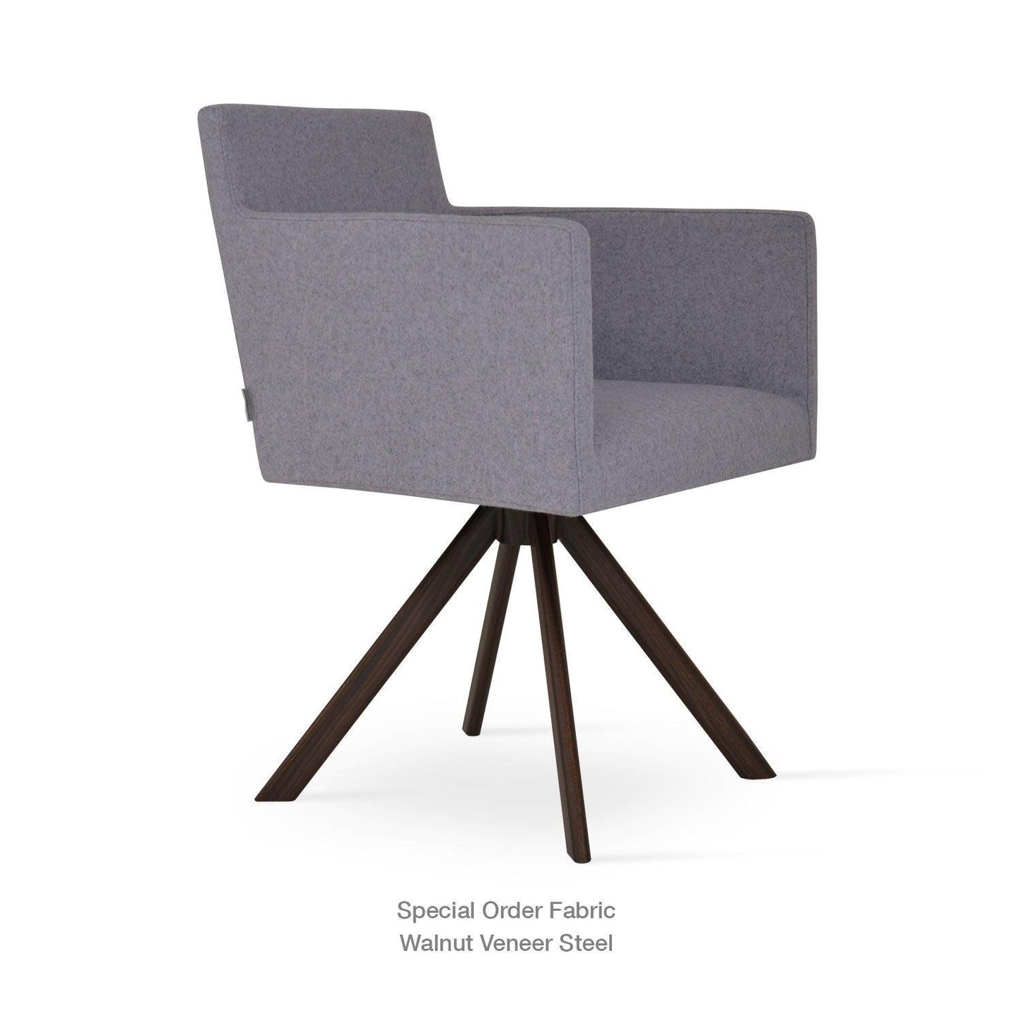 Harput Sword Swivel Armchair