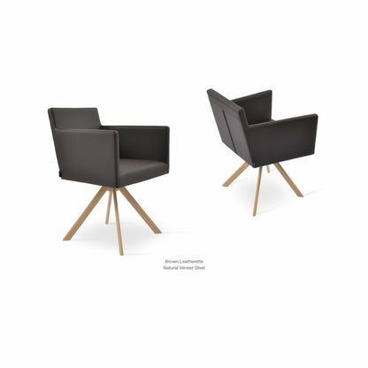 Harput Sword Swivel Armchair