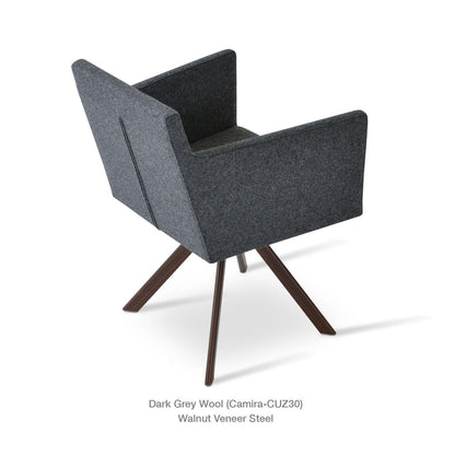 Harput Sword Swivel Armchair