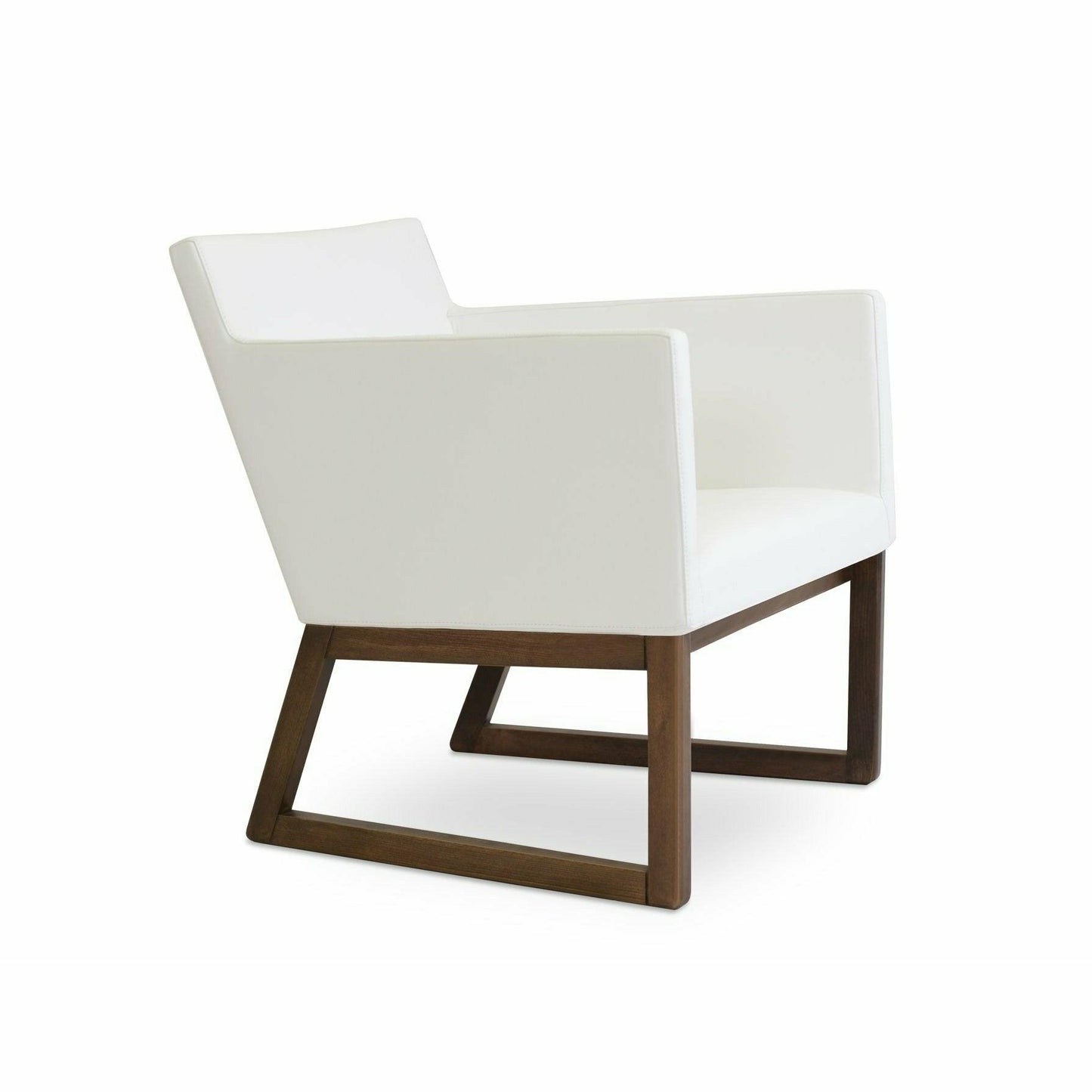 HARPUT VOGUE SLED WOOD LOUNGE ARMCHAIR