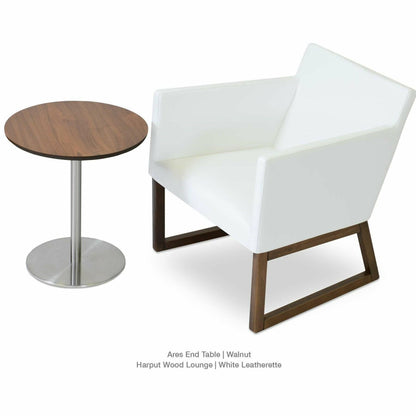 HARPUT VOGUE SLED WOOD LOUNGE ARMCHAIR