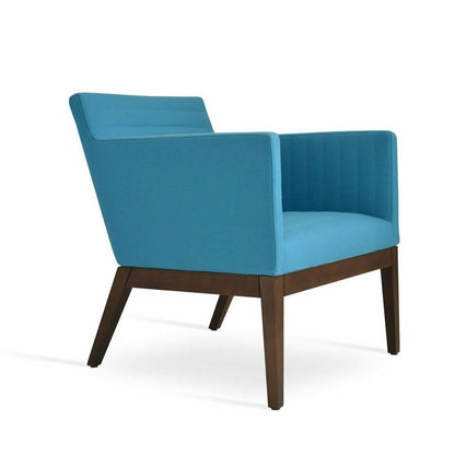 HARPUT VOGUE WOOD LOUNGE ARMCHAIR