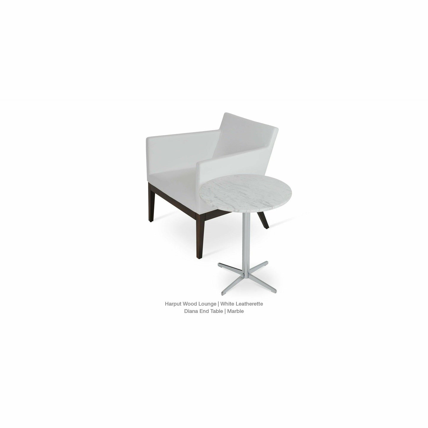 HARPUT VOGUE WOOD LOUNGE ARMCHAIR