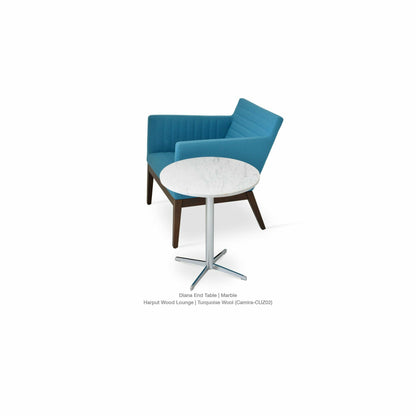 HARPUT VOGUE WOOD LOUNGE ARMCHAIR