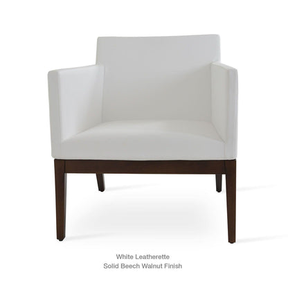HARPUT VOGUE WOOD LOUNGE ARMCHAIR