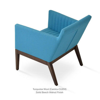 HARPUT VOGUE WOOD LOUNGE ARMCHAIR