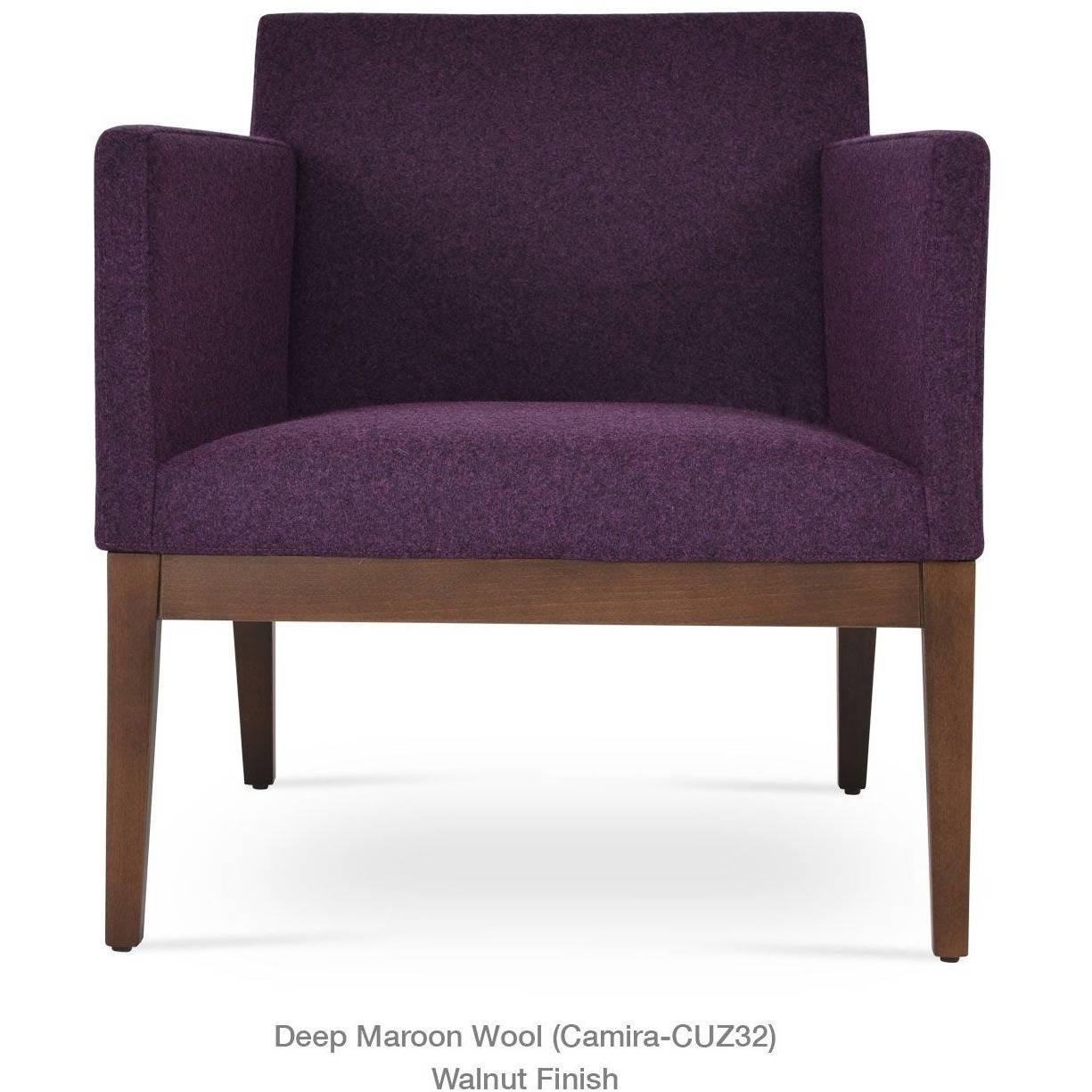 HARPUT VOGUE WOOD LOUNGE ARMCHAIR