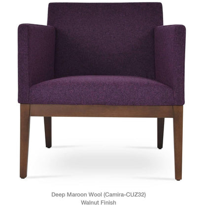 HARPUT VOGUE WOOD LOUNGE ARMCHAIR