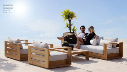 HAYMAN TEAK 3 SEAT SOFA