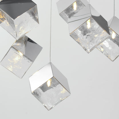 ICE CUBE 9-LIGHT LED PENDANT