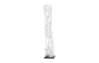 Entwined Sculpture on Base Bleached - ID111574
