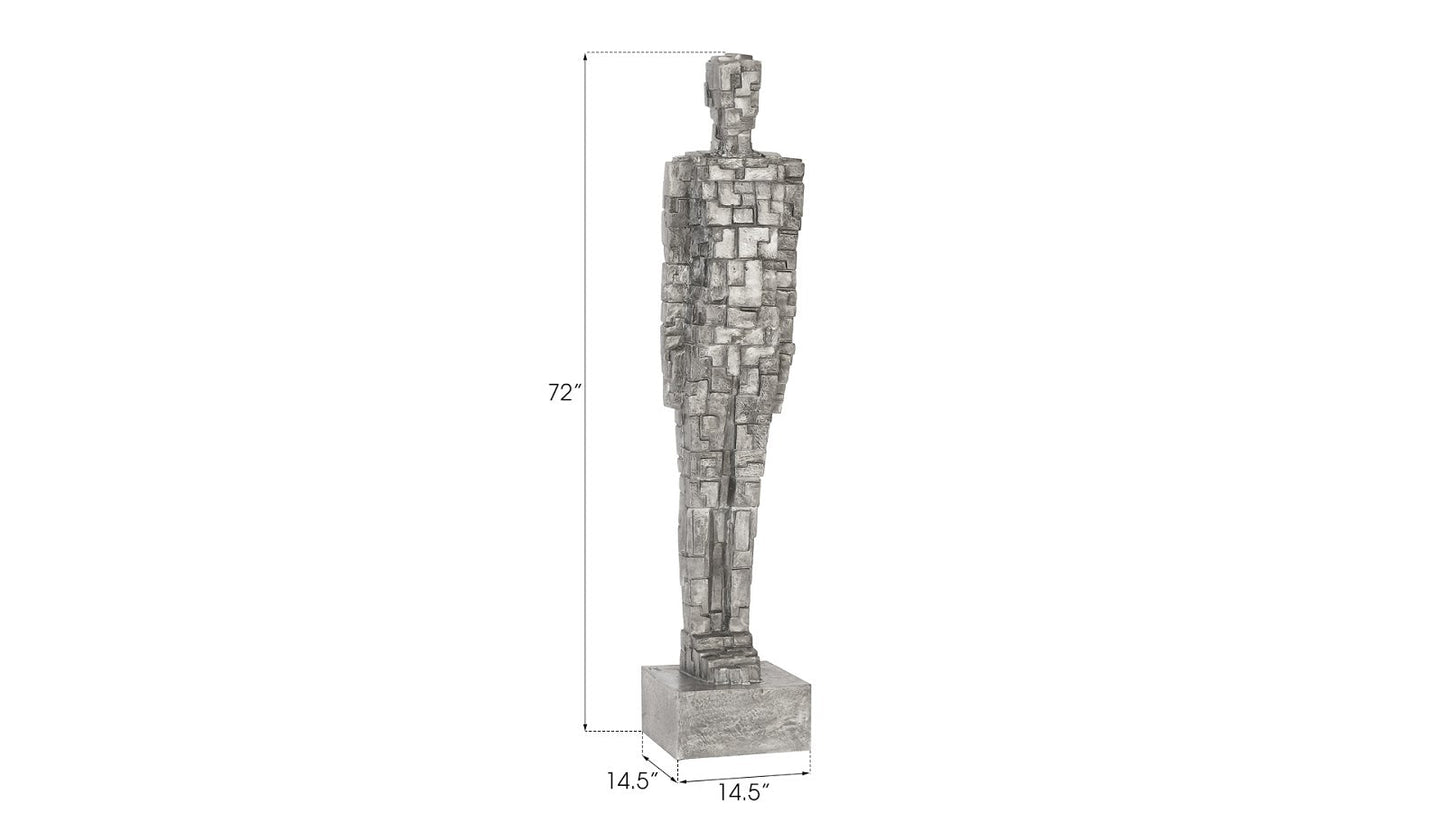 Puzzle Man Sculpture