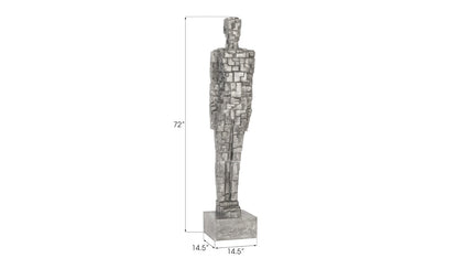 Puzzle Man Sculpture