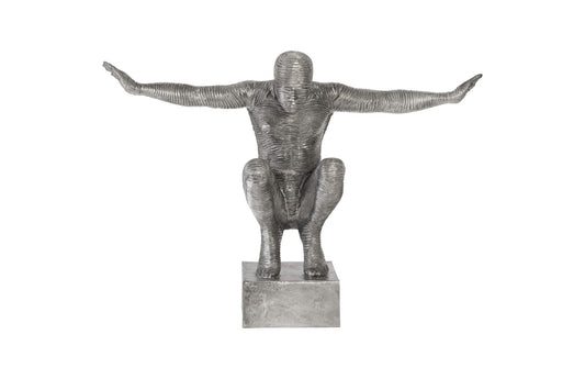 Outstretched Arms Sculpture Aluminum, Large