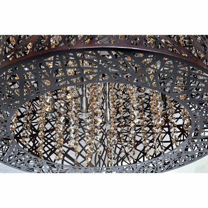 INCA 7-LIGHT FLUSH MOUNT