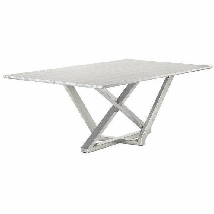 INGRID DINING TABLE with MARBLE TOP