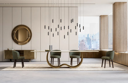 ALISEI CERAMIC TOP DINING TABLE