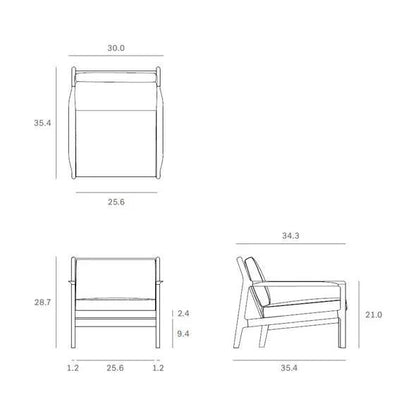 Jack Outdoor Lounge Chair and Ottoman