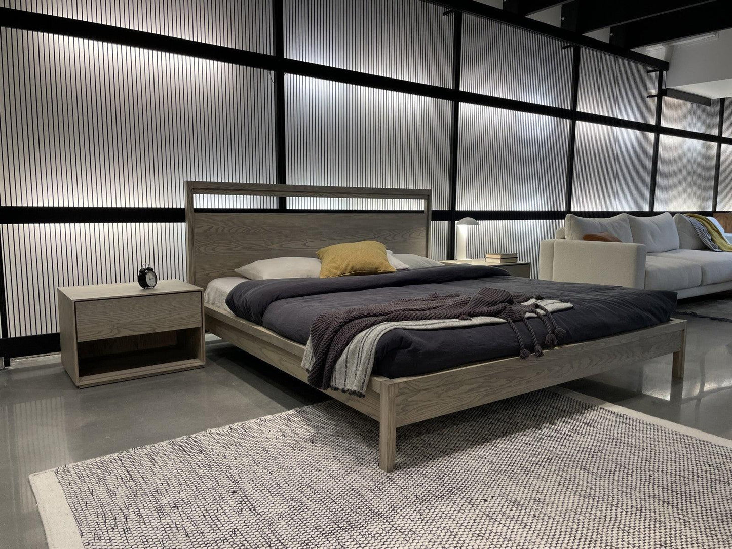 JACK UPHOLSTERED HEADBOARD BED