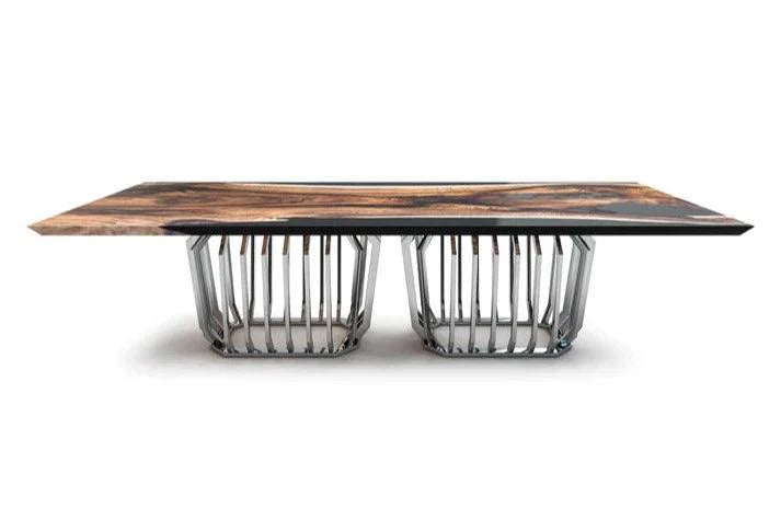 KASTALIA WALNUT WOOD DINING TABLE