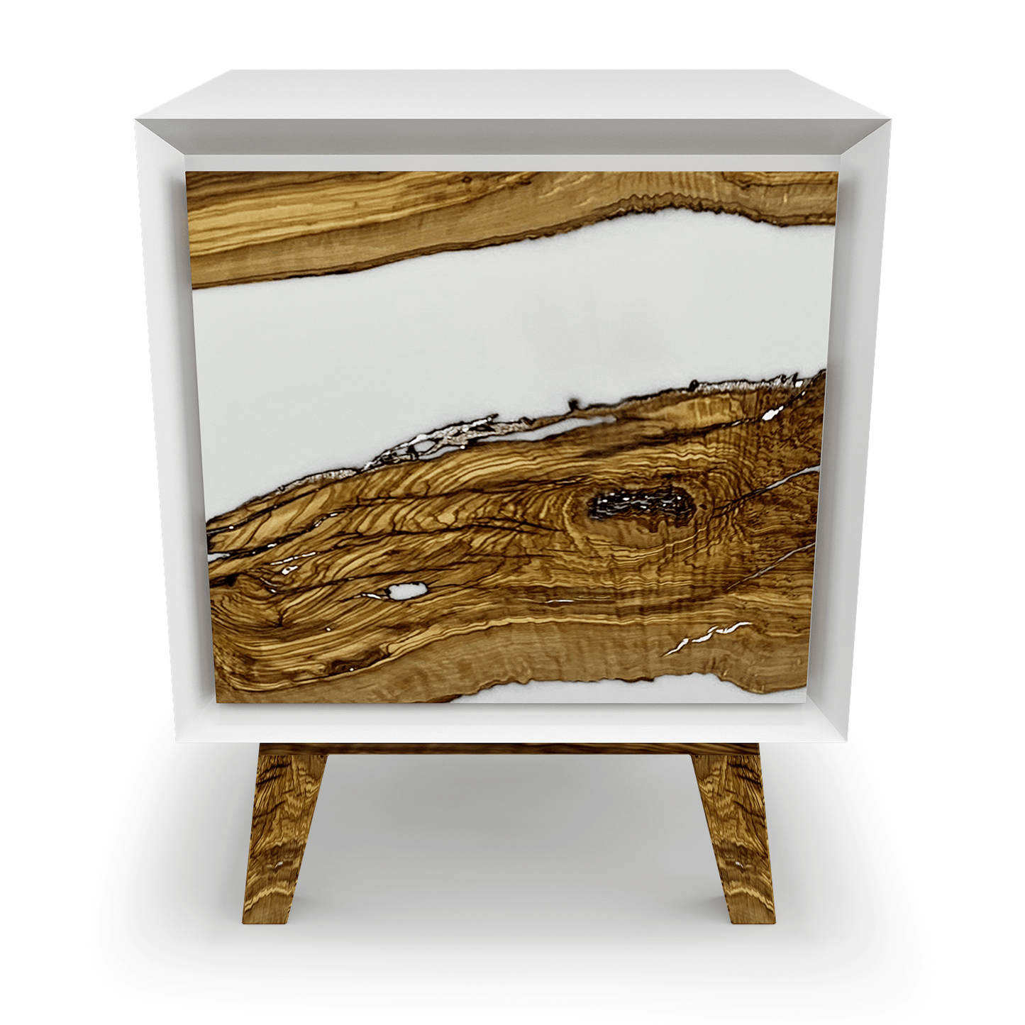 Lampetia Olive Wood Credenza Cabinet