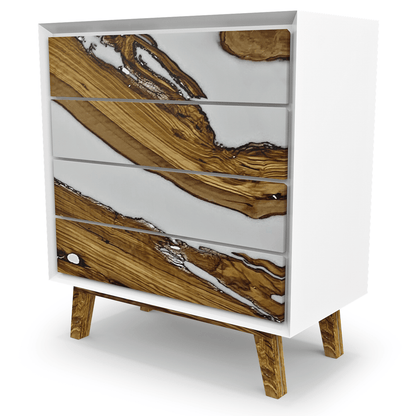 Lampetia Olive Wood White Dresser