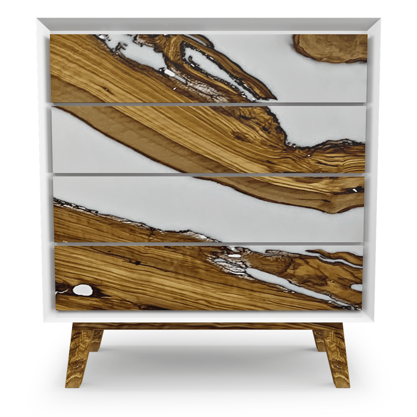 Lampetia Olive Wood White Dresser