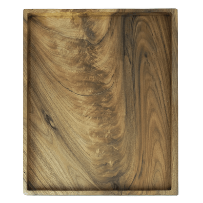 Lucera Walnut Wood Side Table