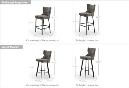Luna Stationary Stool