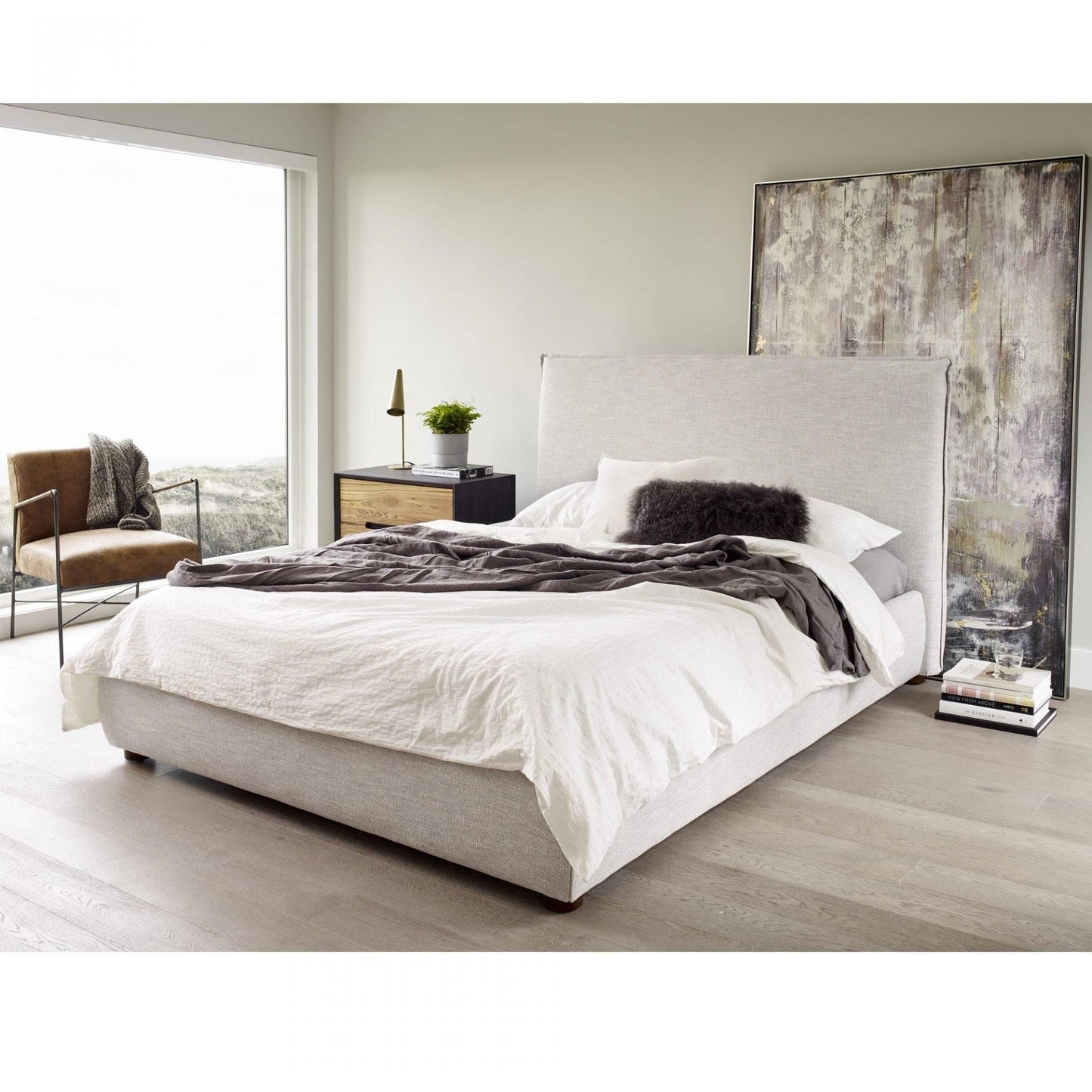 Luzon Bed Light Grey