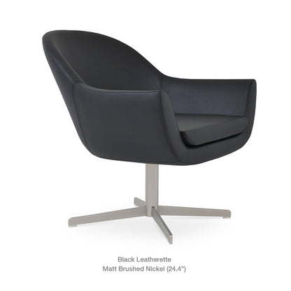 MADISON 4 STAR SWIVEL LOUNGE ARMCHAIR