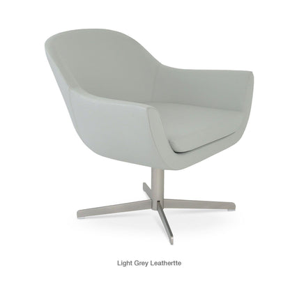 MADISON 4 STAR SWIVEL LOUNGE ARMCHAIR