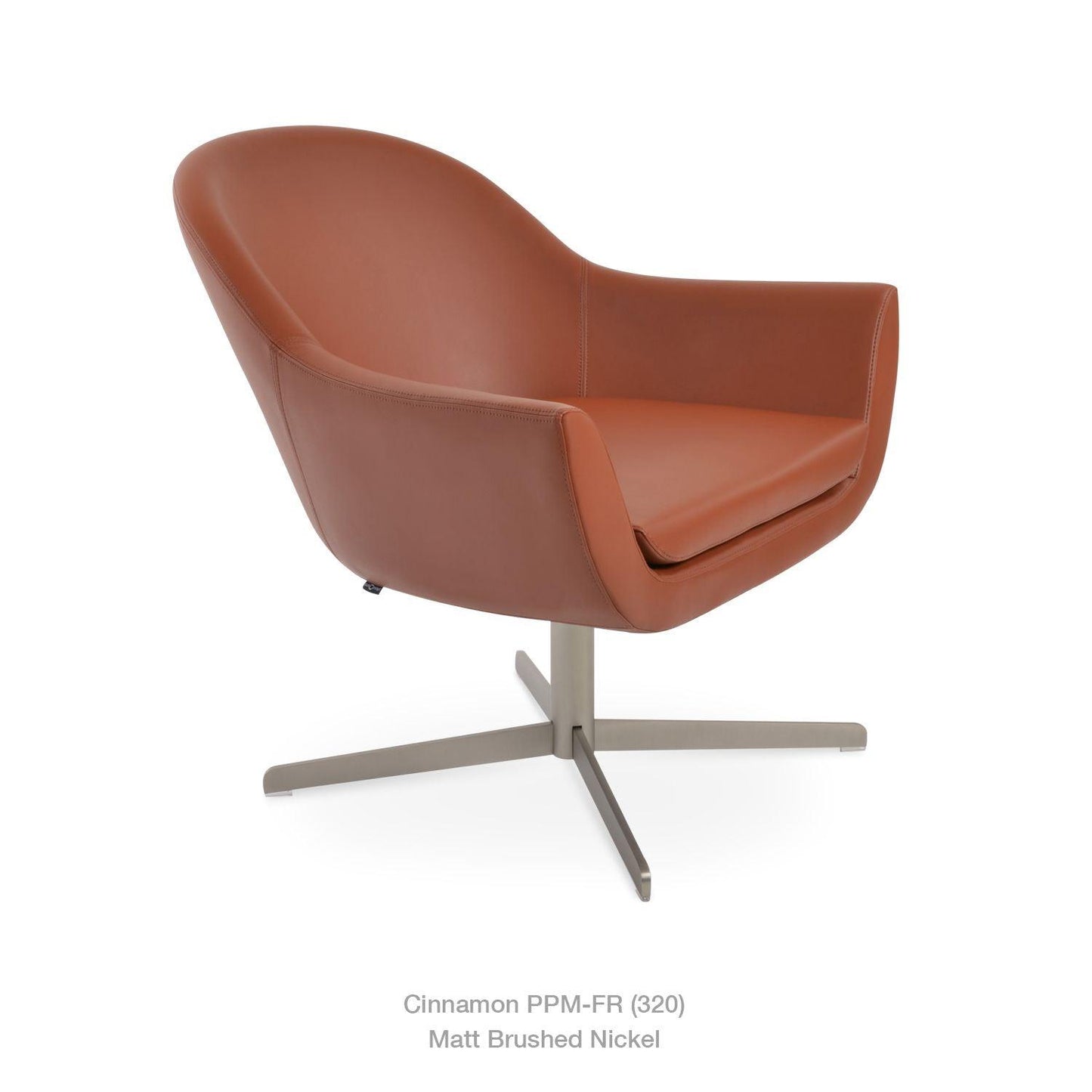 MADISON 4 STAR SWIVEL LOUNGE ARMCHAIR