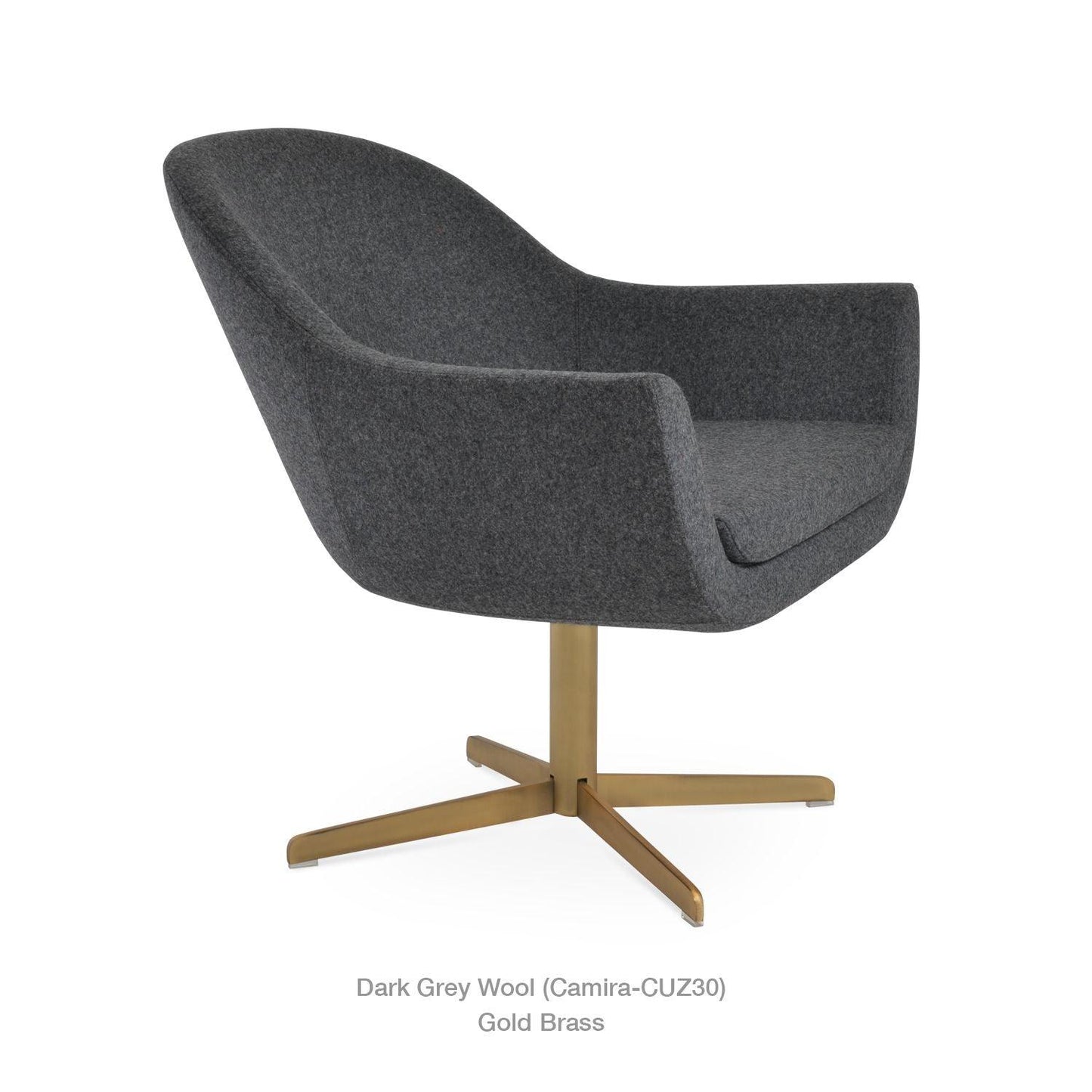 MADISON 4 STAR SWIVEL LOUNGE ARMCHAIR