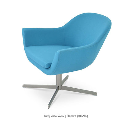 MADISON 4 STAR SWIVEL LOUNGE ARMCHAIR