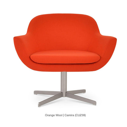 MADISON 4 STAR SWIVEL LOUNGE ARMCHAIR