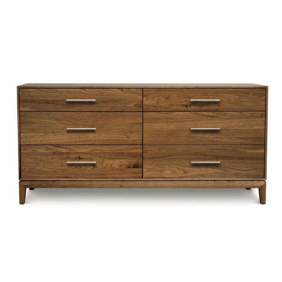 MANSFIELD WALNUT 6-DRAWER DRESSER