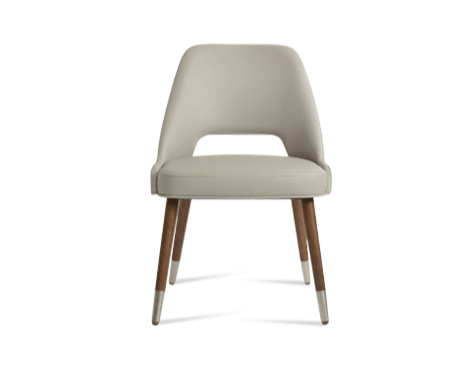 Marash Wood Metal Ring Dining Chair