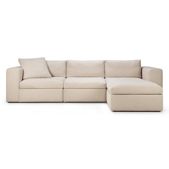 Mellow 3 Seater Sofa With Ottoman