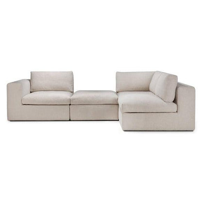 Mellow 4-Piece Open Back Sectional