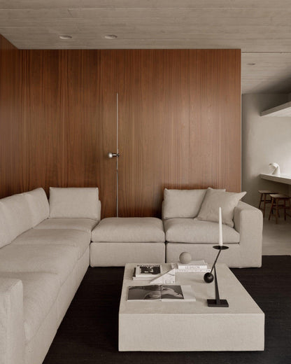Mellow 4-Piece Open Back Sectional