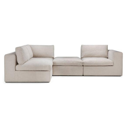 Mellow 4-Piece Open Back Sectional