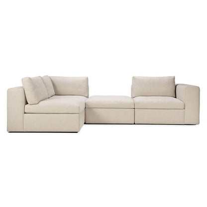 Mellow 4-Piece Open Back Sectional