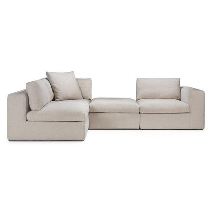 Mellow 4-Piece Open Back Sectional