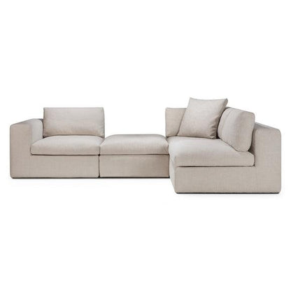 Mellow 4-Piece Open Back Sectional