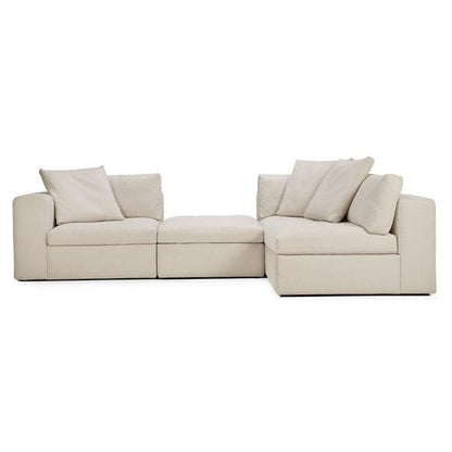 Mellow 4-Piece Open Back Sectional